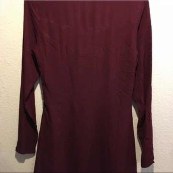 DEREK DRESS IN OXBLOOD, Stone Cold Fox, Size S - Picture 8 of 8